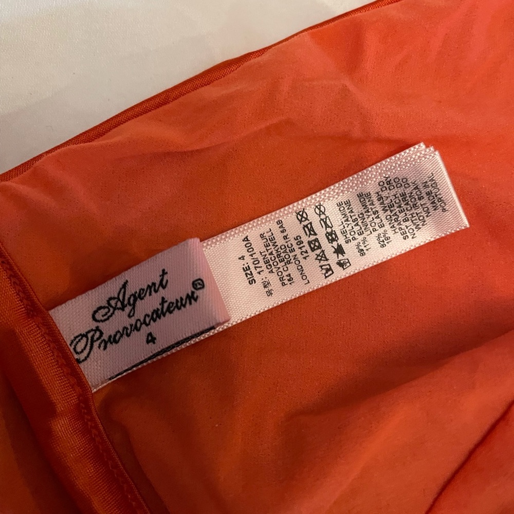 Monokini AGENT PROVOCATEUR Noir Aspect Humide - Taille S (AP2 / 8-10) - Neuf Avec Étiquettes